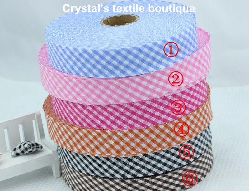 10 meters all match color 3cm/1.18" lattice polyester cotton wrapping