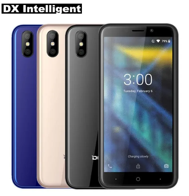 Best Offers Ship from RU DOOGEE X50 Glass 5.0" IPS Screen MTK6580M Quad-Core CellPhone 1GB RAM 8GB ROM Android 8.1 5MP Dual Sim SmartPhone