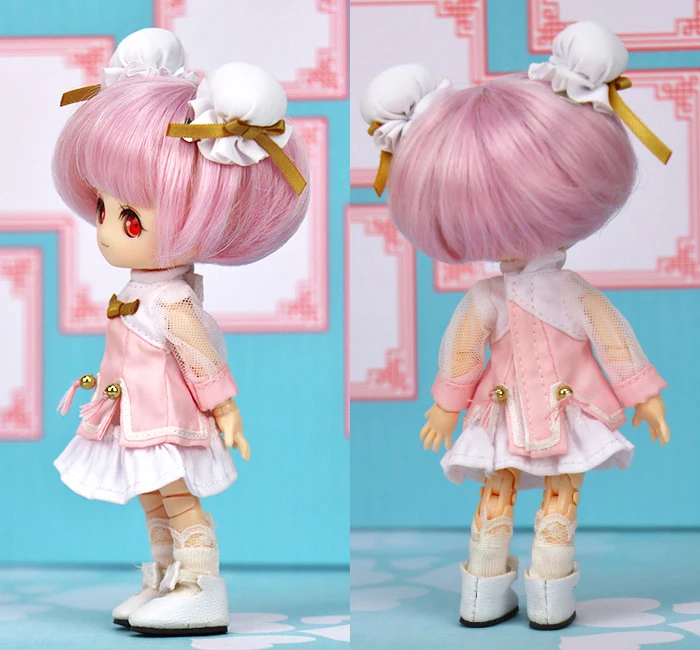 1/12 SD BJD Кукла Одежда для розового платья для 1/12 BJD куклы Подарки для детей