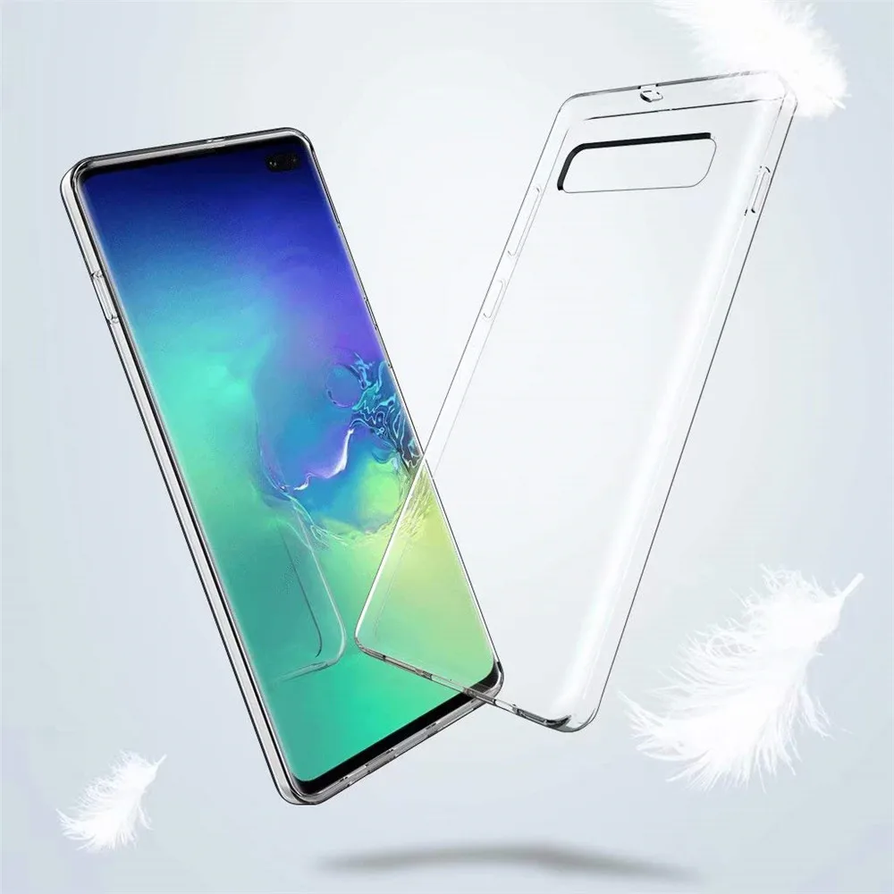 

ZRICKIE Transparent Soft TPU Case For Samsung Galaxy S9 S10 Plus Phone Case Silicone Cover For Samsung S9 S10 S10E Case Fundas