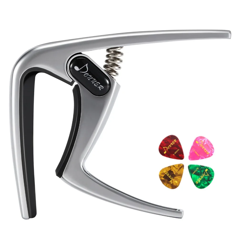 Donner Pro DC 3U Ukulele Capo Ukelele Tunning Зажим ключ триггер для сопрано концерта Tenor Baritone + 4 Picks