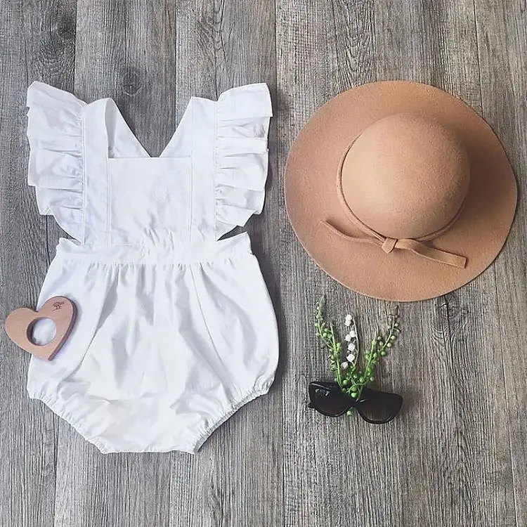 

Newborn Infant Baby Girl Playsuit Top Sunsuit Jumpsuit Outfits bodysuit newborn baby girl clothes