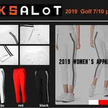 Обслуживание OEM 100 шт/цвет 7/10 размер тонкие женские брюки для гольфа