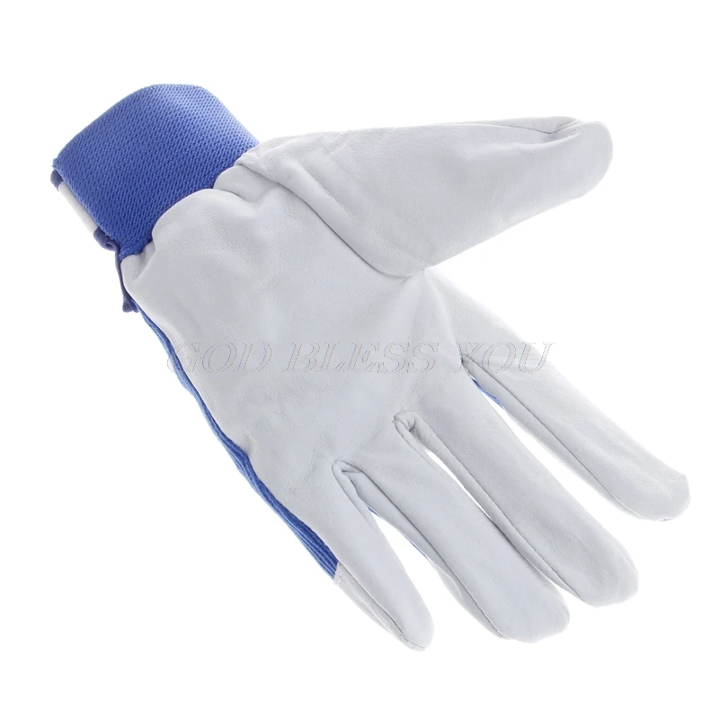 1Pair Pigskin Leather Gloves Wear Resistant Driving Working Repair Safe Gloves