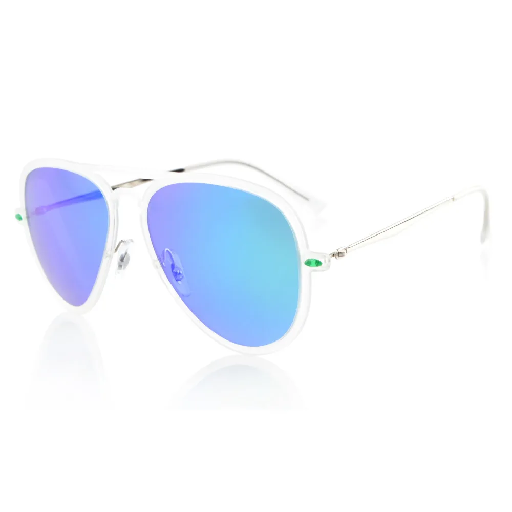 

TR4211 Eyekepper Flash Mirror Lens Polarized Sunglasses Titanium Temple TR-90 Frame