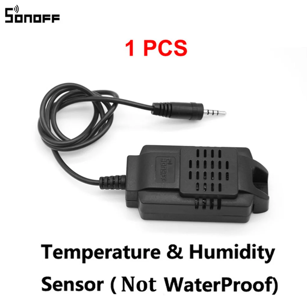 Si7021 Sonoff TH10/16 умный переключатель Wi-Fi комплект домашней автоматизации+ Si7021/AM2301 датчик температуры и влажности работает с Alexa Google Home - Цвет: Si7021