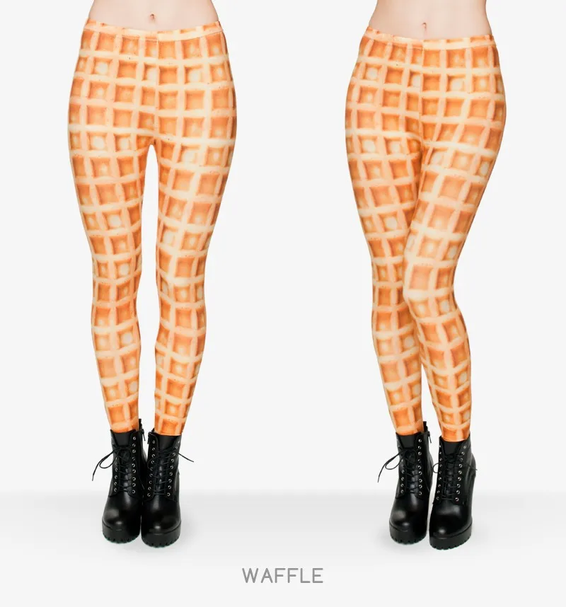 Модные женские леггинсы с 3D принтом в стиле панк, Стрейчевые брюки, повседневные штаны, леггинсы - Цвет: lga29748