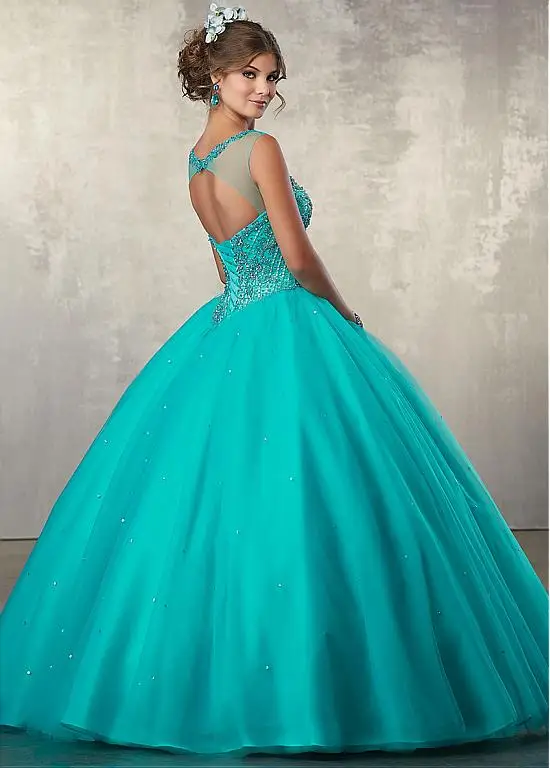 Элегантные бальные платья Quinceanera с бисером для девочек 2019 красивые милые На
