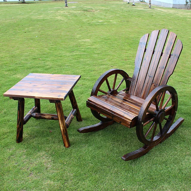 savage valley carbonized wood preservative wood rocking chairs wheel