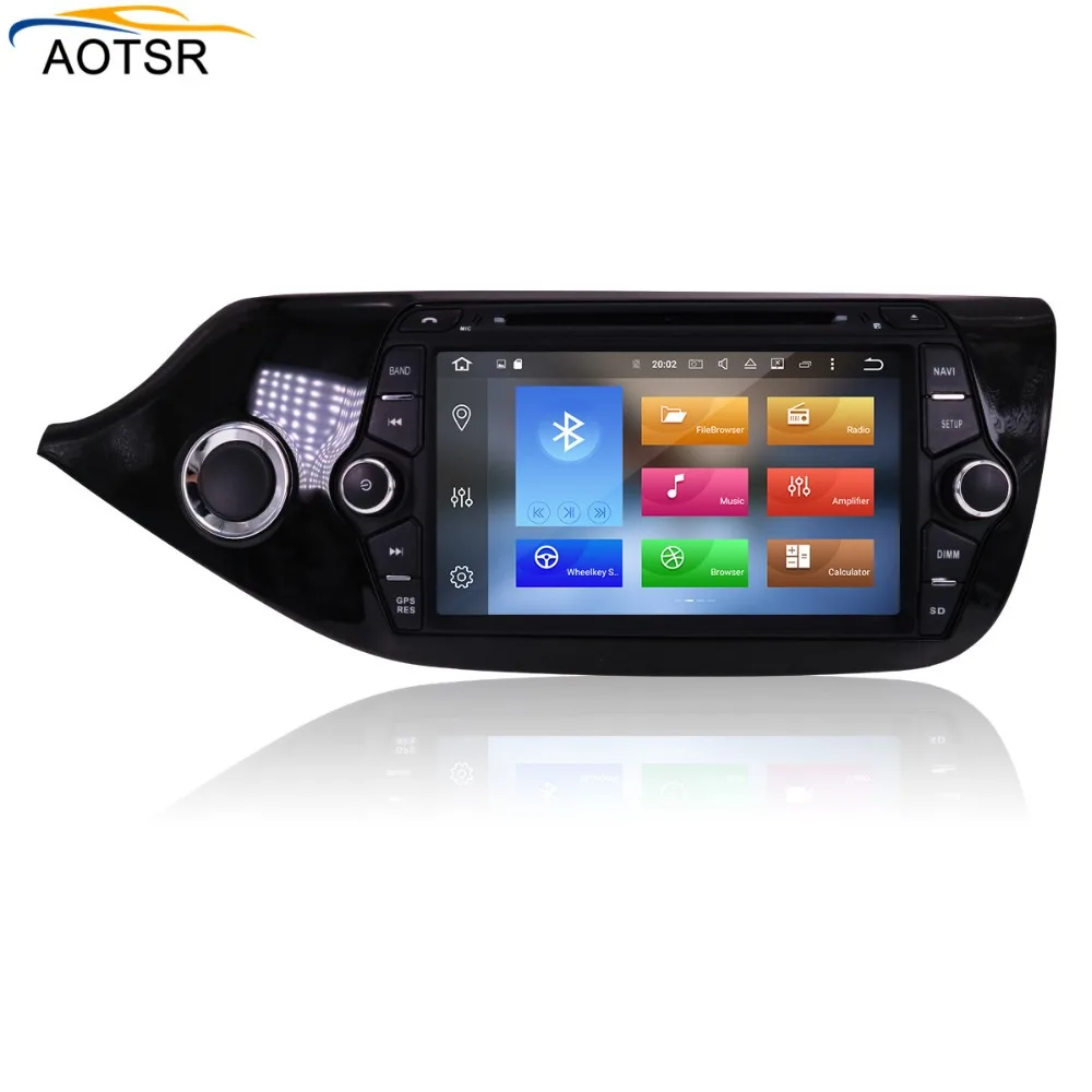 Discount IPS Screen Android 8.1 Car multimedia dvd player head unit For KIA CEED 2013 2014 2015 GPS Navigation radio auto stereo 4+32G BT 2