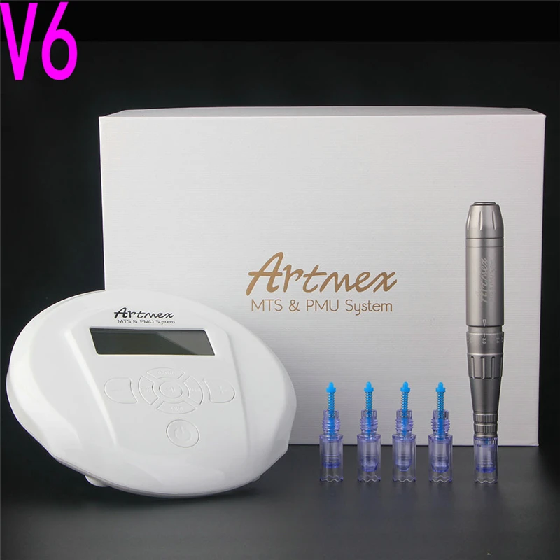 

Tattoo Machine Artmex V6 Eyebrow Lip Rotary Pen Permanent Makeup MTS&PMU System