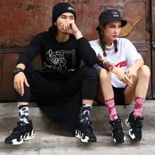 SP& CITY/2 пары женских крашеных носков в стиле Харадзюку, хлопковые носки унисекс, классные персональные носки для катания на скейтборде в стиле хип-хоп, повседневные носки, хипстерские носки