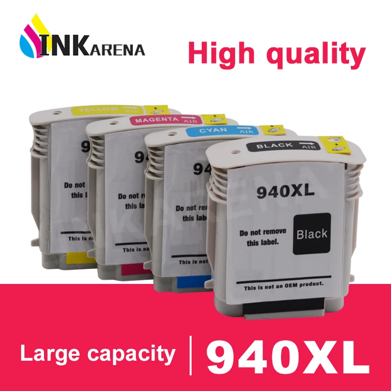 INKARENA Замена для HP 940 XL заправленный картридж 940XL Officejet Pro 8000 8500 8500a A809a A909 A910a принтер