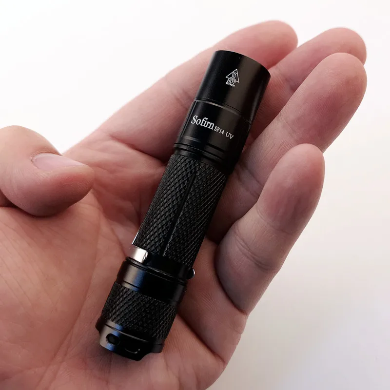 Sofirn SF14UV ультрафиолетовая Светодиодная лампа LG 14500 нм лучшая УФ AA