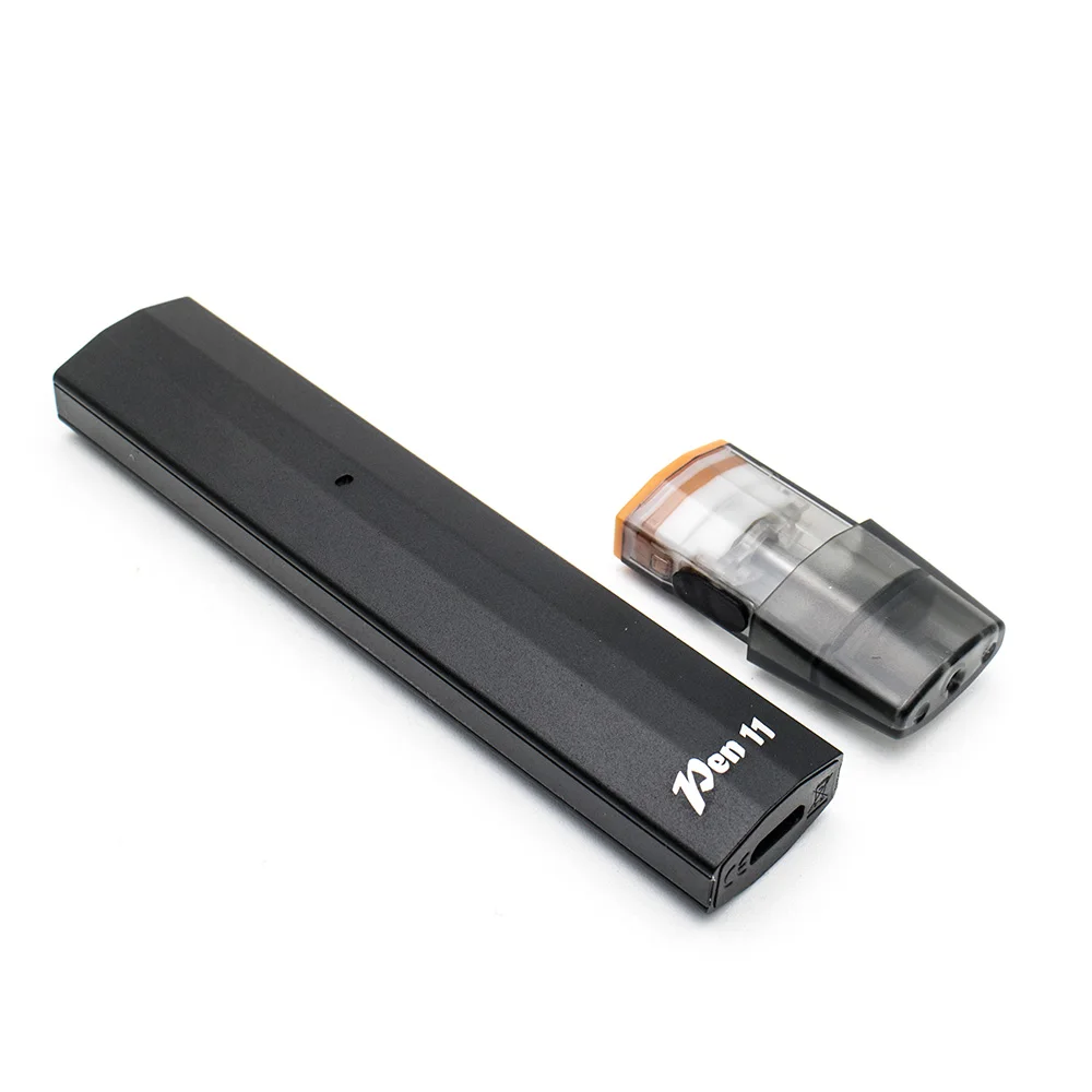 Vape POD Pen 11 стартовый набор 350 мАч встроенный аккумулятор 2 мл картридж 109*20*11 мм