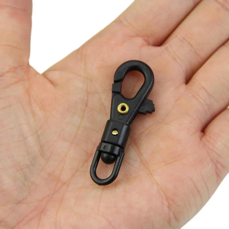 

Clip hook kit Parachute Rotation Mini molle attach backpack Clasp Quickdraw Carabiner hang buckle camp hike outdoor tool survive