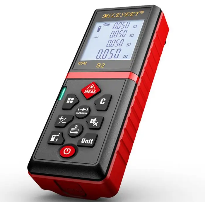 MiLESEEY S2 precision hand held laser range finder, infrared measuring instrument, electron