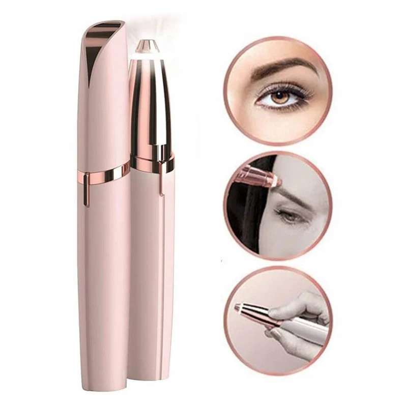 

Electric Eyebrow Hair Remover Epilator Makeup Tool Mini Eyebrow Shaver Painless Portable Epilator Shaving Eyebrow Trimme Shaper