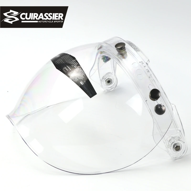 Cuirassier VS02 Universal Flip up Lens Bubble Visor Face Shield Mask for Bitwell Vintage Retro Motorcycle Helmet Moto Capacete
