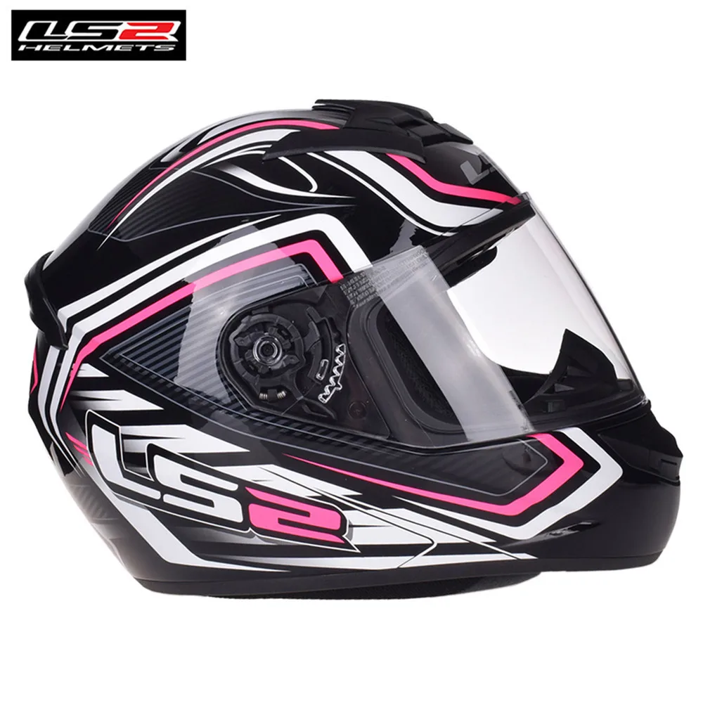 LS2 гоночный анфас мотоциклетный шлем Каско Capacete Moto для мужчин и женщин шлемы FF352 новичок маленький размер