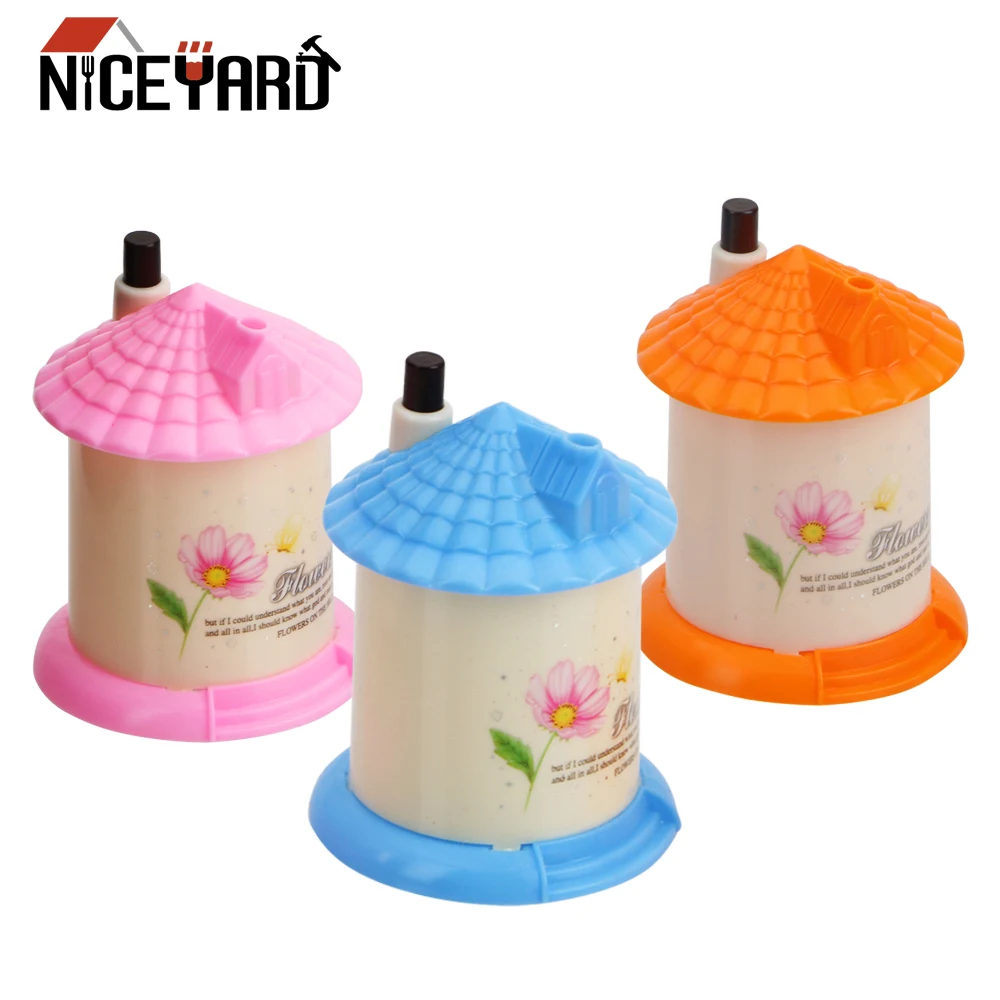 

NICEYARD Portable Lovely Random Color Creative Toothpick Box Fashion Automatic Toothpick Holder House Shaped