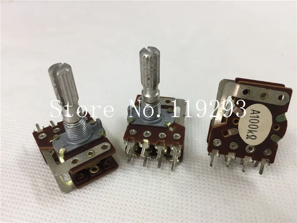 [sa]148-type-double-potentiometer-a100k-with-a-tap-handle-and-8-feet-long-25mm-10pcs-lot