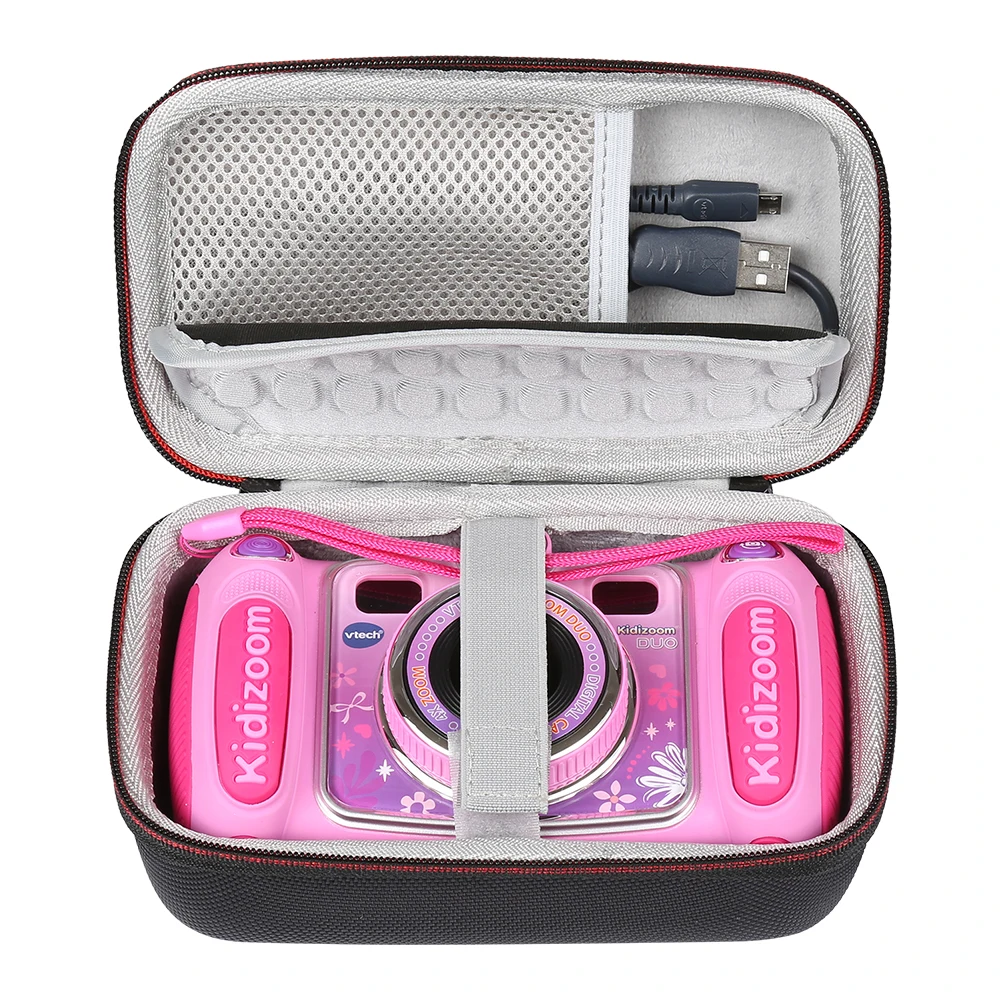 Murah 2019 Baru EVA Tas Keras Penyimpanan Portabel Kotak Perjalanan Outdoor Pouch Cover Case untuk VTech Kidizoom Duo Kamera