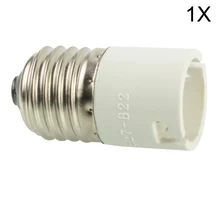 1x E27 мужской B22 женский светодиодный светильник лампы адаптер конвертер держатели штык 250 в 500 Вт пластик