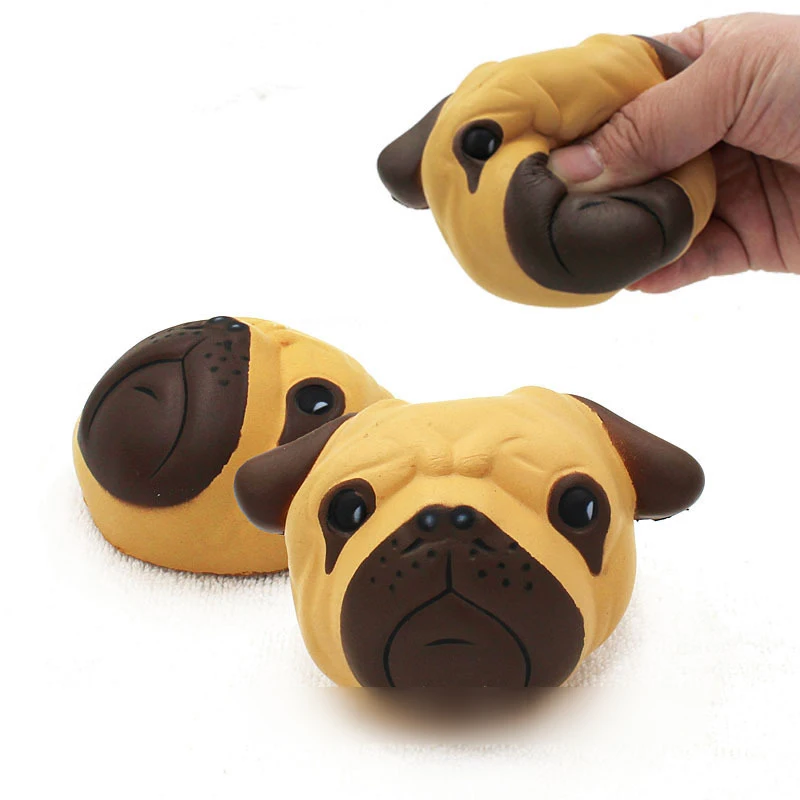 

Squishy Squish Adorable dog's head Slow Rising Squishies Fruits Scented Cream Squeeze Toys Antistress Gadgets Stress Relief Toy