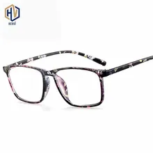 Классические модные квадратные очки в оправе для мужчин и женщин, ретро печать, очки по рецепту