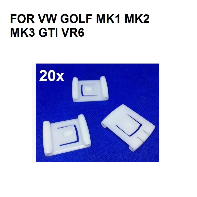 

x20 PCS FOR VW GOLF MK1 MK2 MK3 GTI VR6 TRUE CLIP OEM GUIDING SEAT