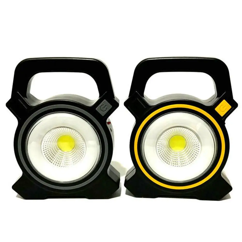 

Powerful USB Solar Work Lamp For Outdoors Camping Light USB Rechargeable Handle Lamp COB LED Work Light Flashlight Torch XF30