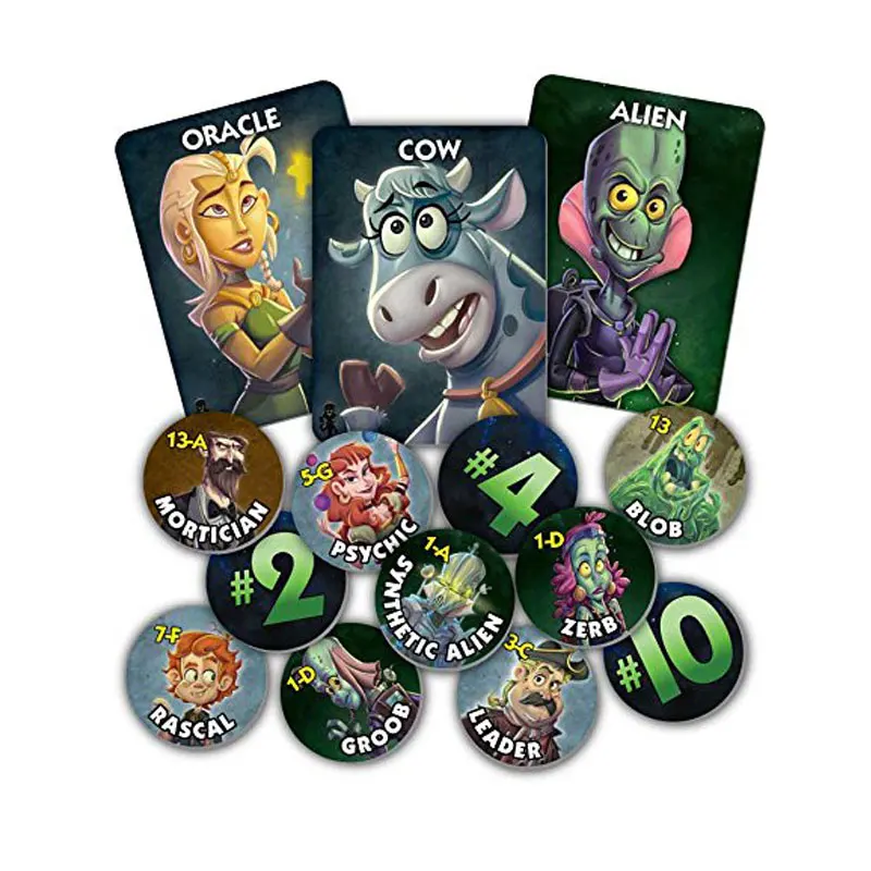 

One Night Alien Family interaction Board Game card ultimate Upgraded version Children's educational gifts