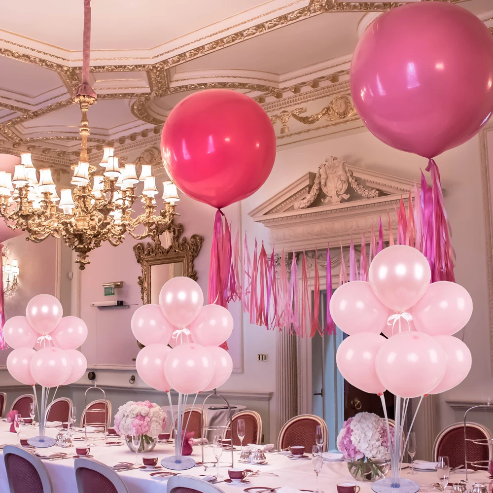 baby shower pink balloons  (1)