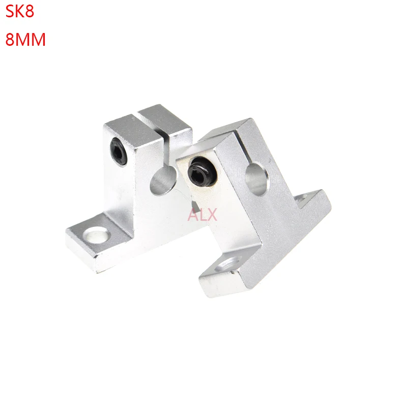 

1pcs/lot SK8 8mm linear bearing rail shaft support XYZ Table CNC Router SH8A 3D printer Part