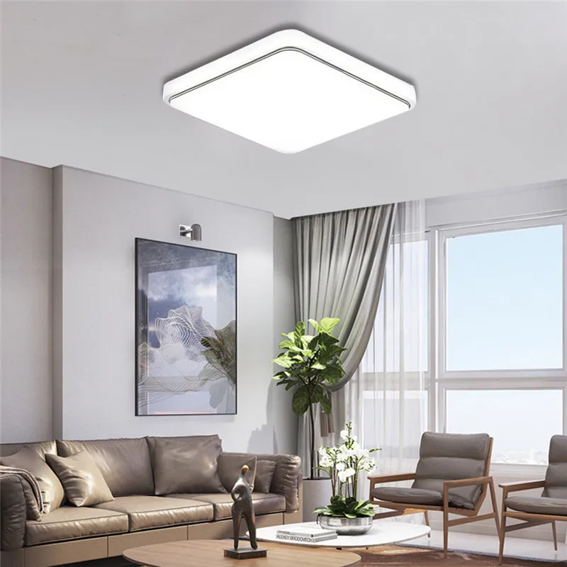 Kaufen 24W 30cm X 30cm Platz Led deckenleuchte Lampe Weiß Licht Unterputz Schlafzimmer Leuchte lampe für Wohnzimmer