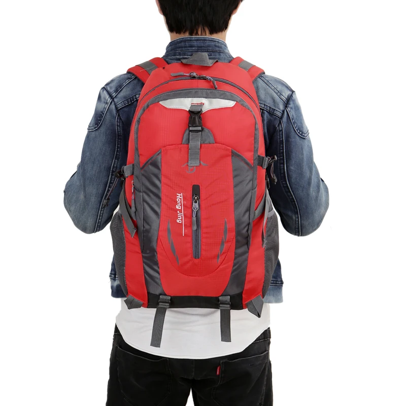 Походный рюкзак для путешествий на открытом воздухе, большой объем 40л, Мужской Женский универсальный рюкзак, многофункциональная сумка для альпинизма