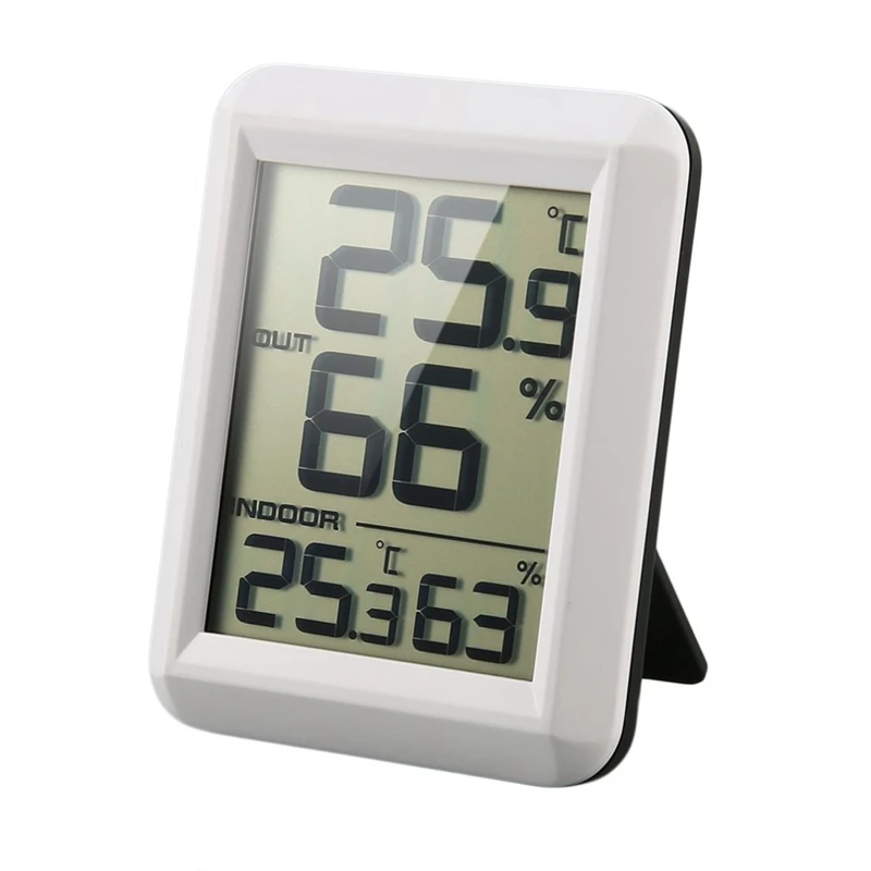 

DSHA 2018 New Digital LCD Wireless Thermometer Hygrometer with Transmitter Temperature