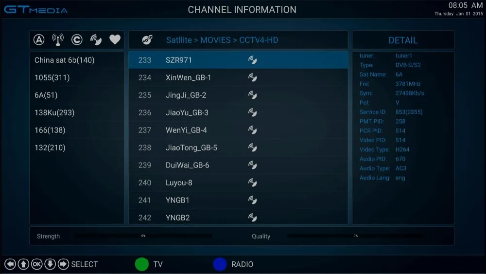 2 шт. Бесплатный комплект Freesat GTC спутниковый ресивер DVB-S2 DVB-C DVB-T2 ISDB-T 2 Гб Оперативная память 16 Гб Встроенная память