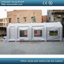 10mLx5mWx3. 5mH надувные спрей надувная палатка краски стенд палатки гараж Стенд Крышка шатер для продажи