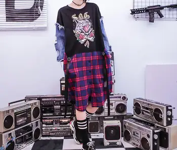 

European style 2019 New arrivals summer Spring fashion women clothes personality patchwork cowboy casual dress T3295