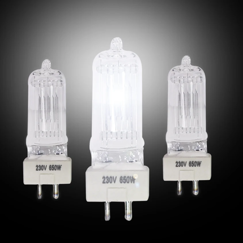 

ALUMOTECH For Spotlight 3PCS 220V 650W Tungsten Globe Bulb Video Studio Spot lighting