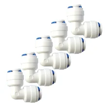 5 шт. 1/" OD шланг быстрого подключения 1/4" Трубы обратный клапан санитарно-техническое оборудование коннектор RO Water к очистителю воды аквариума аквариум обратного осмоса Системы подсоединительный фитинг