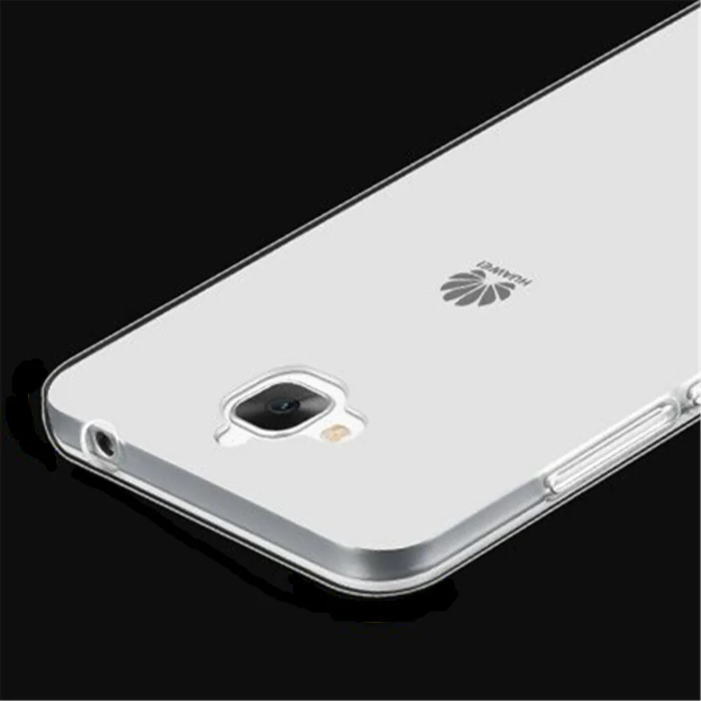 Прозрачный чехол для Huawei Y5 2017 5 0 дюйма Мягкий ТПУ Ультра Кристально чистый Y6