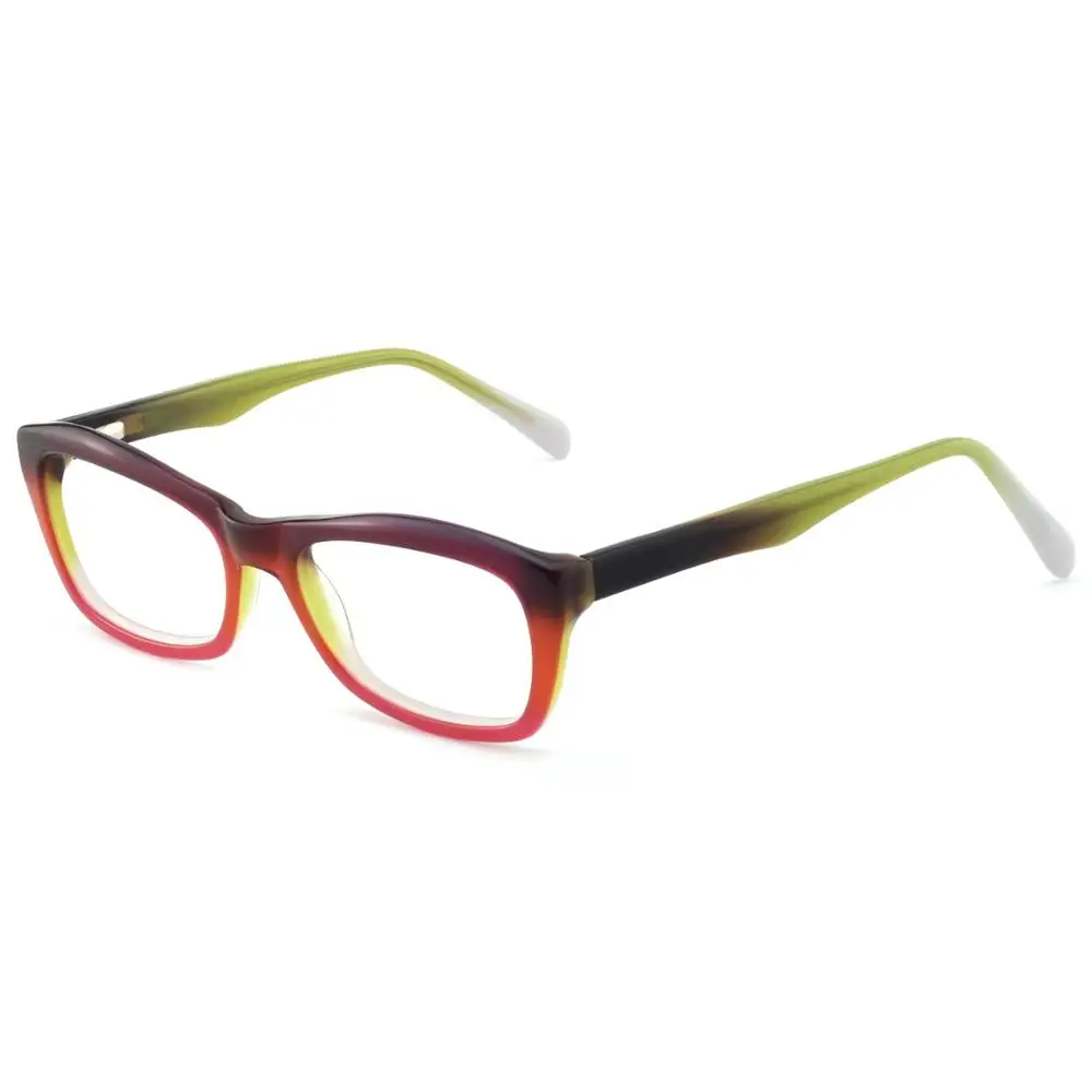 C2 fuchsia Сексуальные леопардовые очки оправа Nerd очки для близоруких женщин рецепт Пресбиопия очки Рамка коробка кобыла AZZURO OC7057 - Цвет оправы: C2 fuchsia
