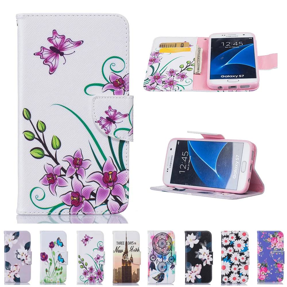 Чехол с откидной крышкой для samsung Galaxy S7 S 7 plus G930 G930F SM G930FD 930FD чехол телефона