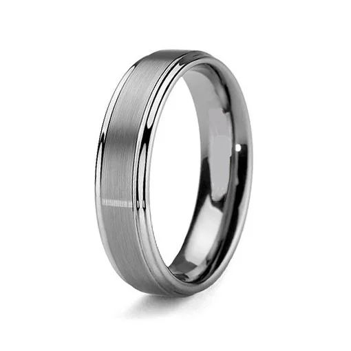 Мужские титановые кольца ручной работы 6 мм|titanium purity ring|ring pandatitanium sapphire ring |