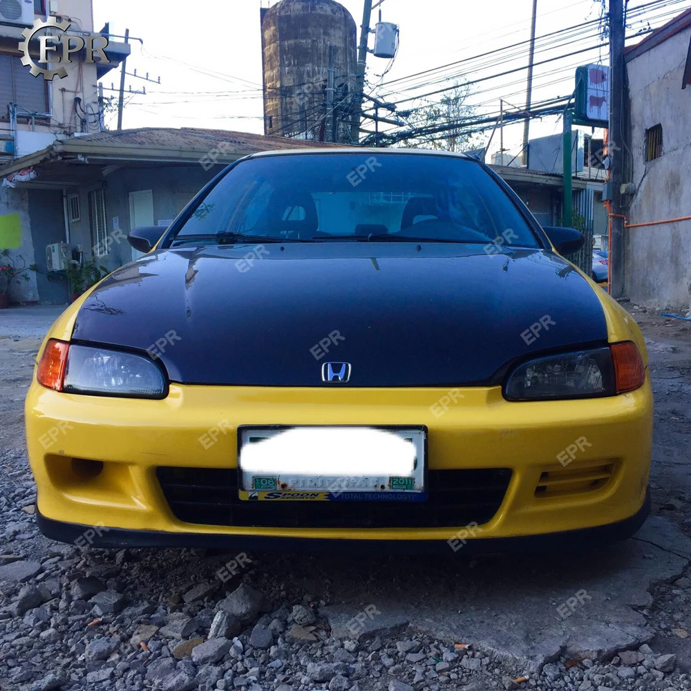 Капот из углеродного волокна для Honda EG Civic (1992 1995) 4 двери OEM Стиль FRP/стекловолокна