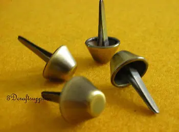 

purse feet bag feet handbag feet metal feet 30 pcs 15 mm Antique Brass G19