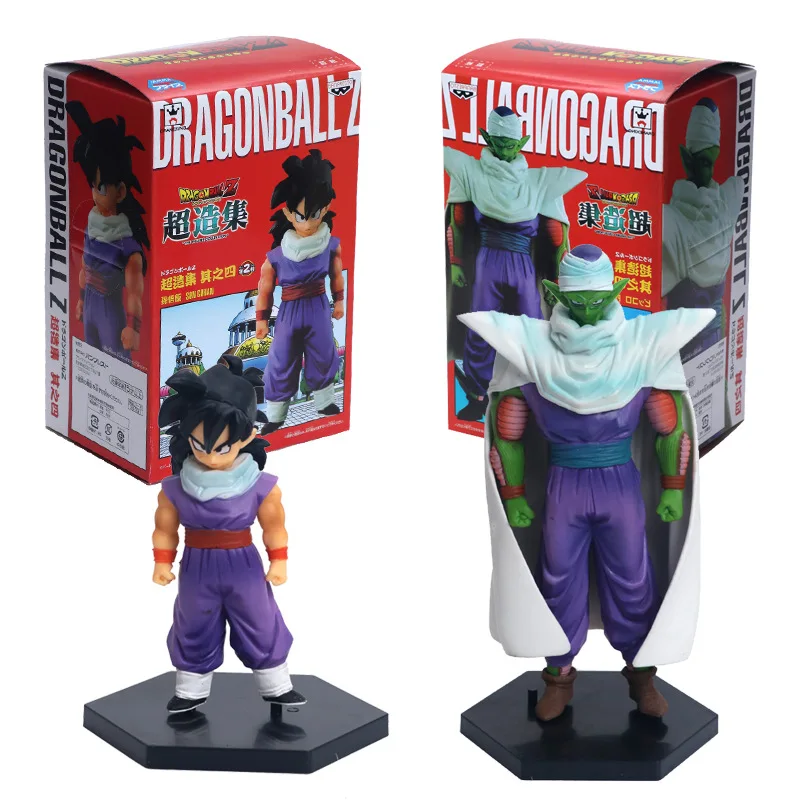 

Anime Dragon Ball Z The Son Gohan Piccolo with Cape PVC Action Figures Collection Model Kids Toys Doll 18cm 2pcs/set